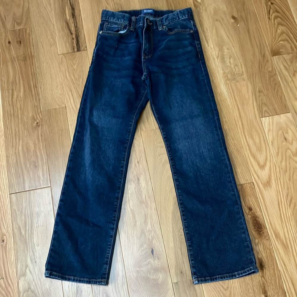 Old Navy Kids straight Dark Blue Jeans size 14 new without tags